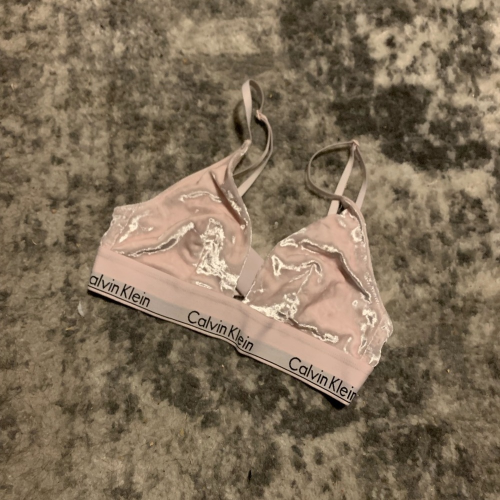 Calvin Klein Crushed Velvet Bralette